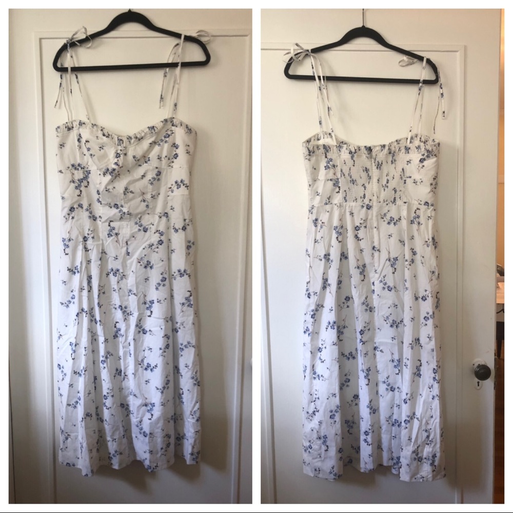 [HOST PICK] Rebecca Taylor Cotton Floral Sun Dress - Picture 6 of 6